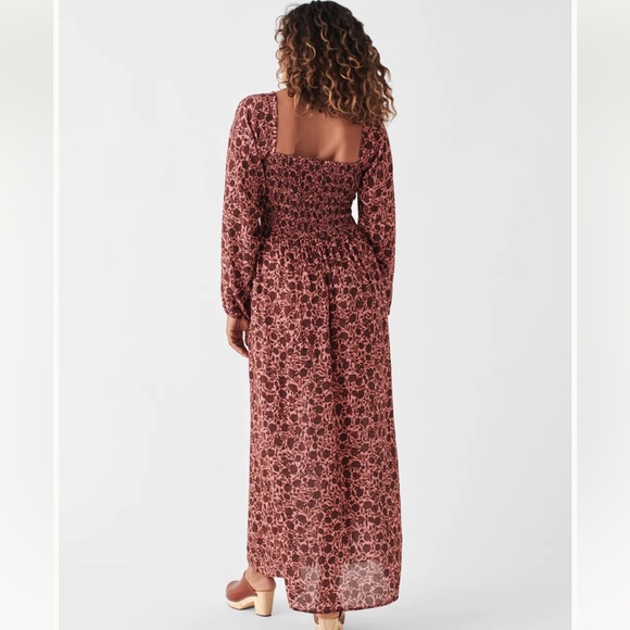 NWT Faherty Susanna Smocked Dress - Picture 3 of 6